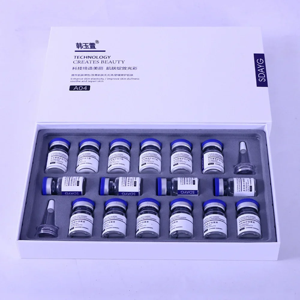 Oligopeptide Wrinkle - Zestaw z liofilizowanym proszkiem z placenty