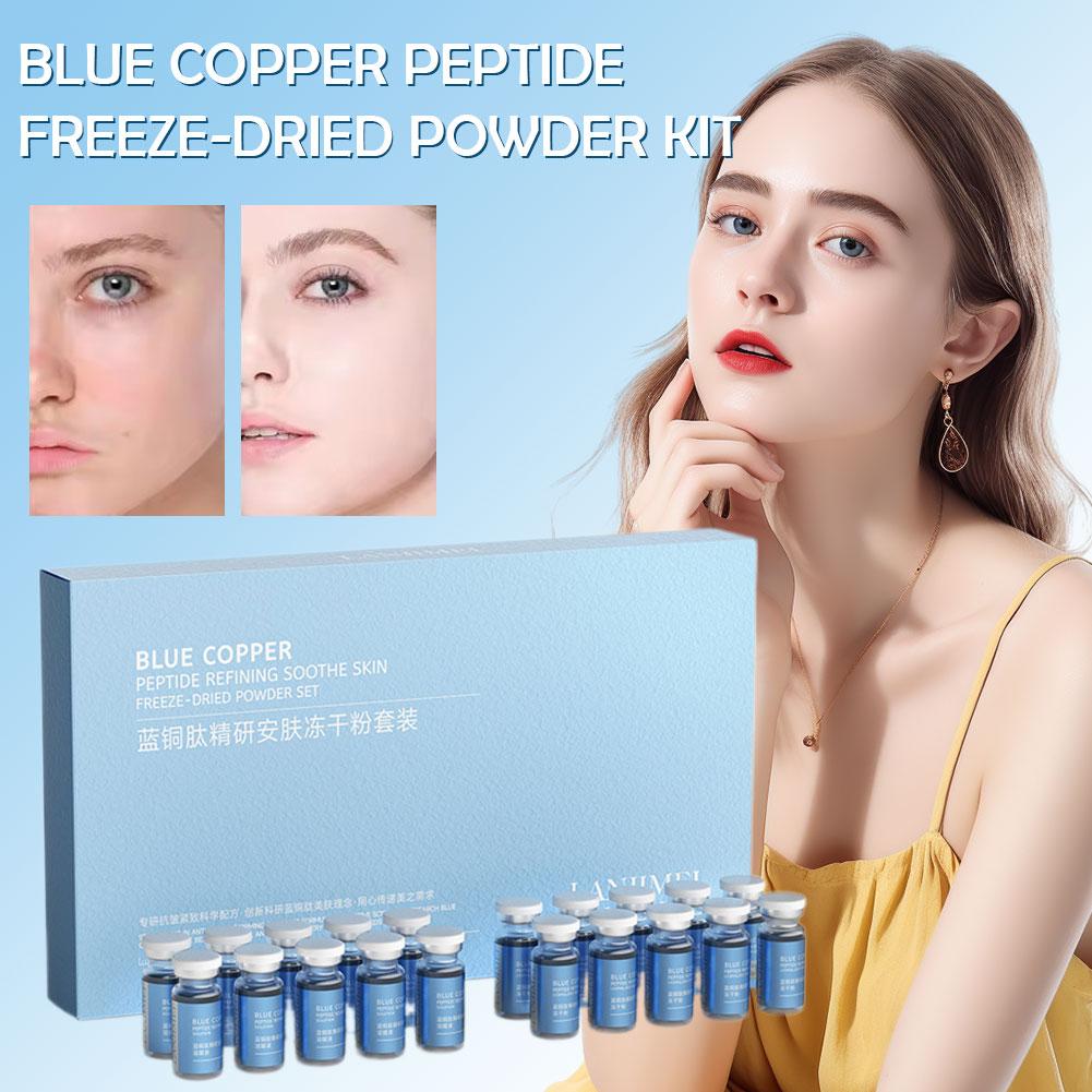 Oligopeptide Wrinkle - Zestaw: 30mg Niebieski Peptyd Miedzi w