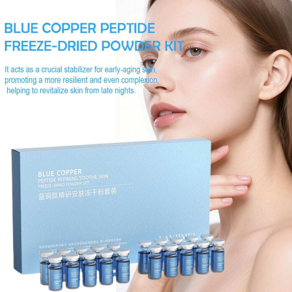 Zestaw: 30mg Niebieski Peptyd  – Oligopeptide Wrinkle recenzja i cena