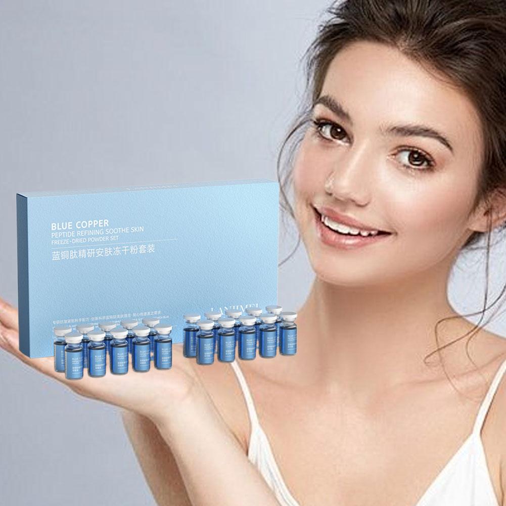 Zestaw: 30mg Niebieski Peptyd  – Oligopeptide Wrinkle recenzja i cena