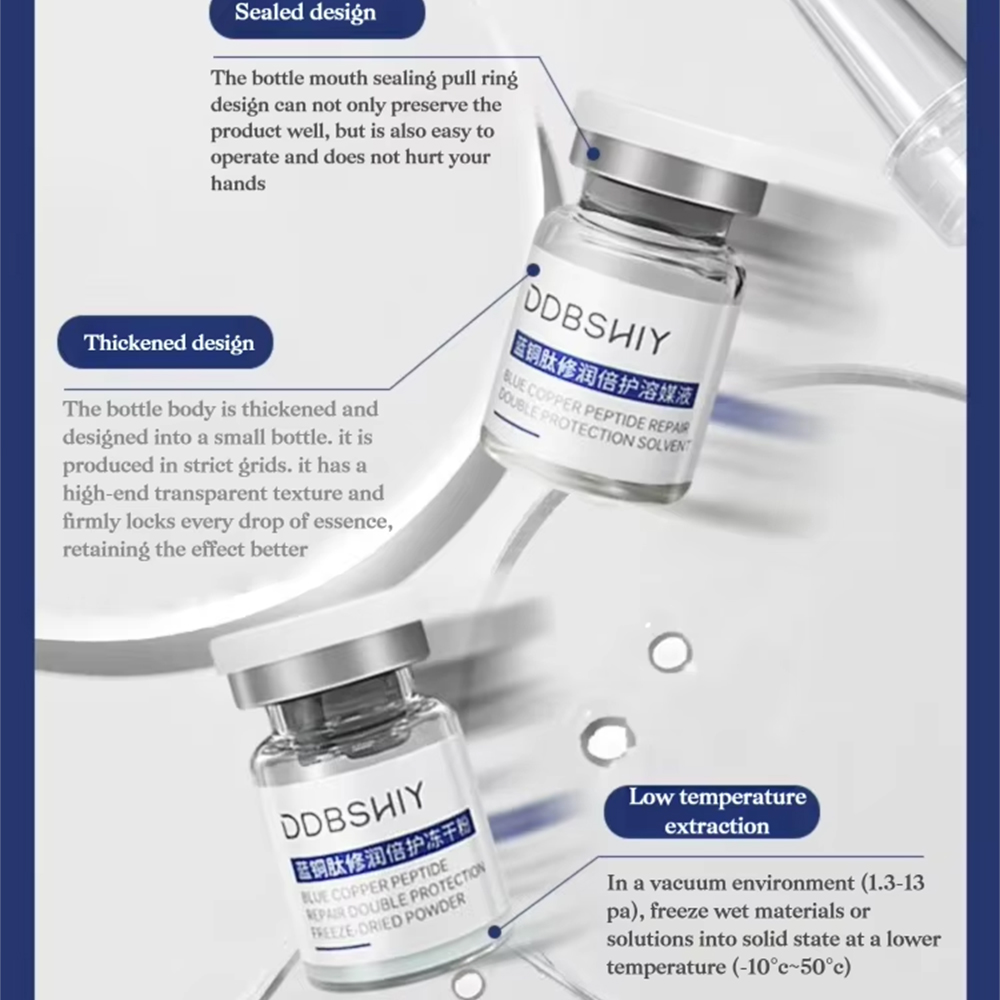 Ampułka z niebieskim peptydem  – Oligopeptide Wrinkle recenzja i cena